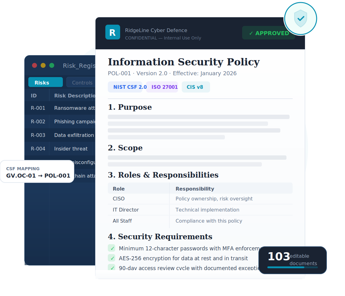 Compare security documentation approaches