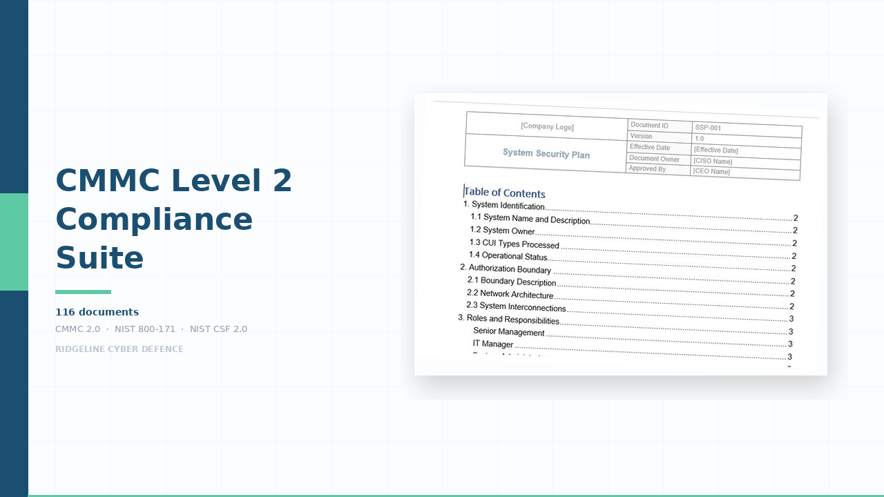 CMMC Level 2 Compliance & Operations Suite
