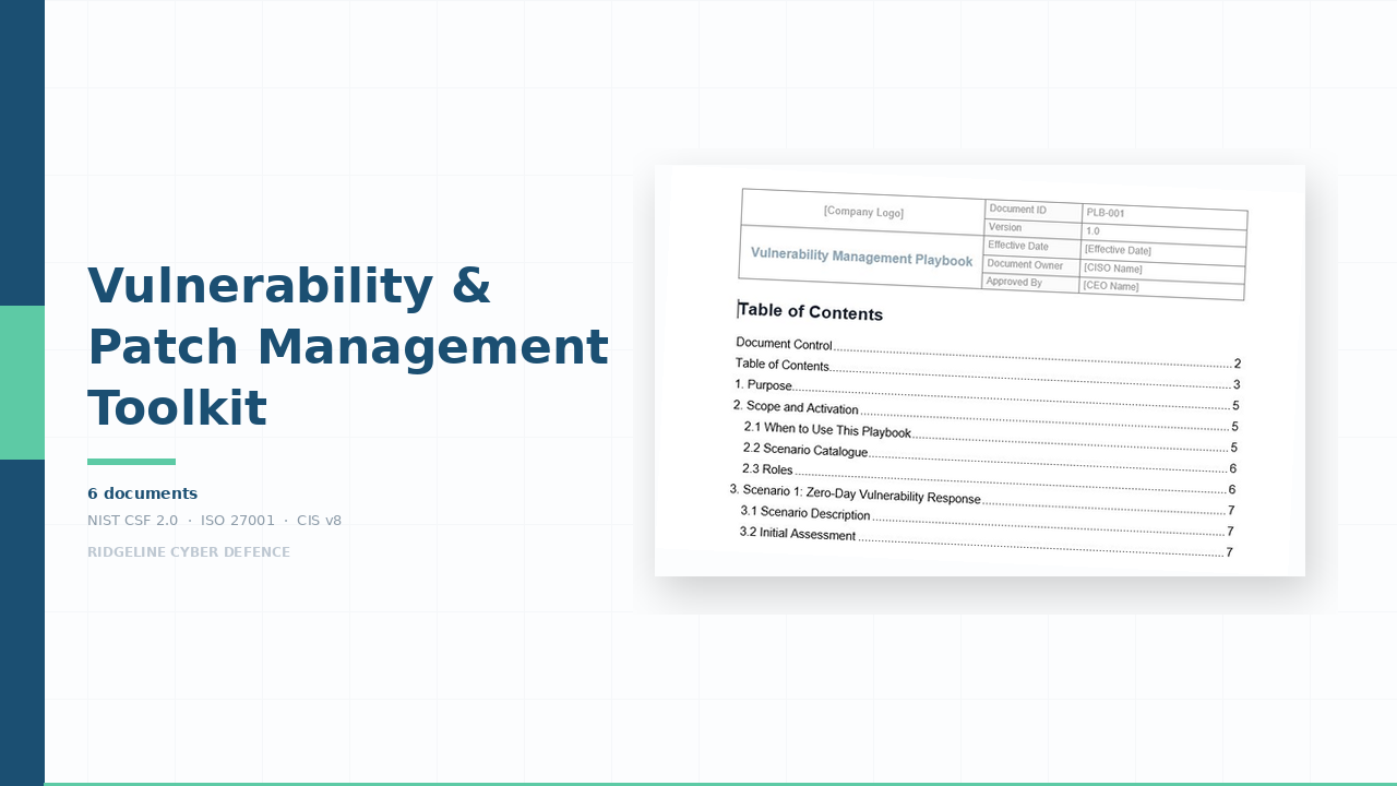 Vulnerability & Patch Management Toolkit